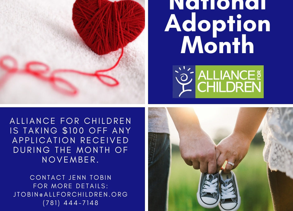 National Adoption Month - Alliance for Children